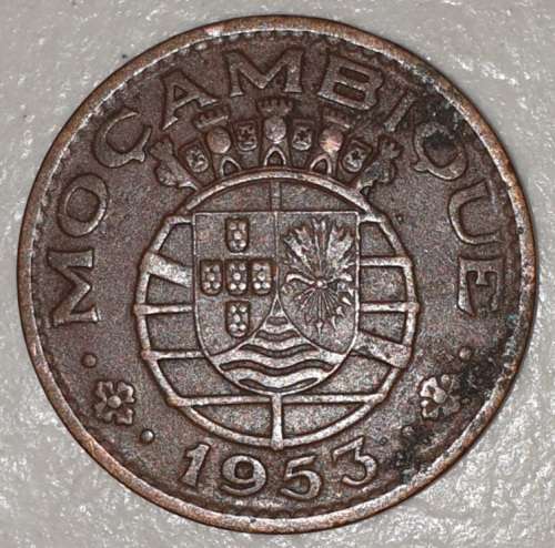 1953 - 1 ESCUDO - MOCAMBIQUE - MOZAMBIQUE - (Bronze)